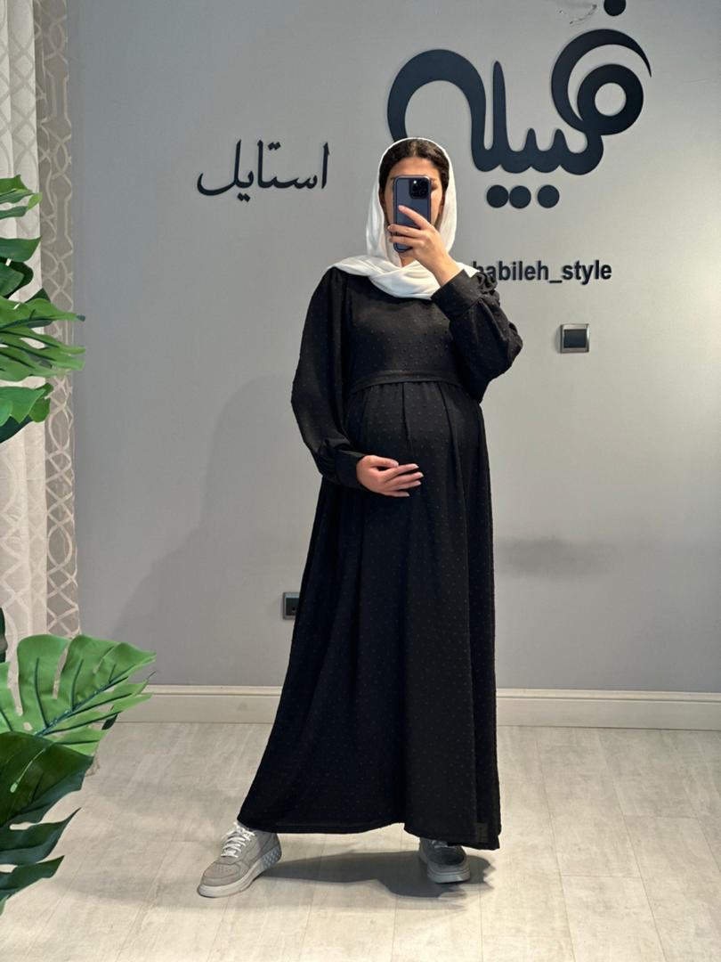 مانتو بارداری و شیردهی ابروبادی اشکی(کد 622)