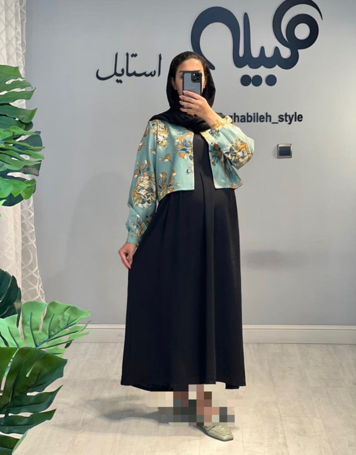ست کت و سارافون گلگلی کرپ ( کد 664)