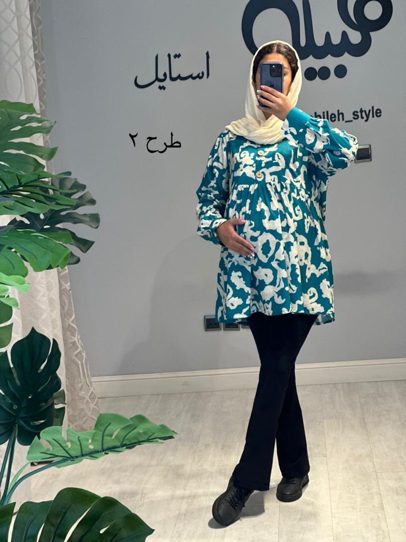 بلوز بارداری و شیردهی فلور( کد 666)
