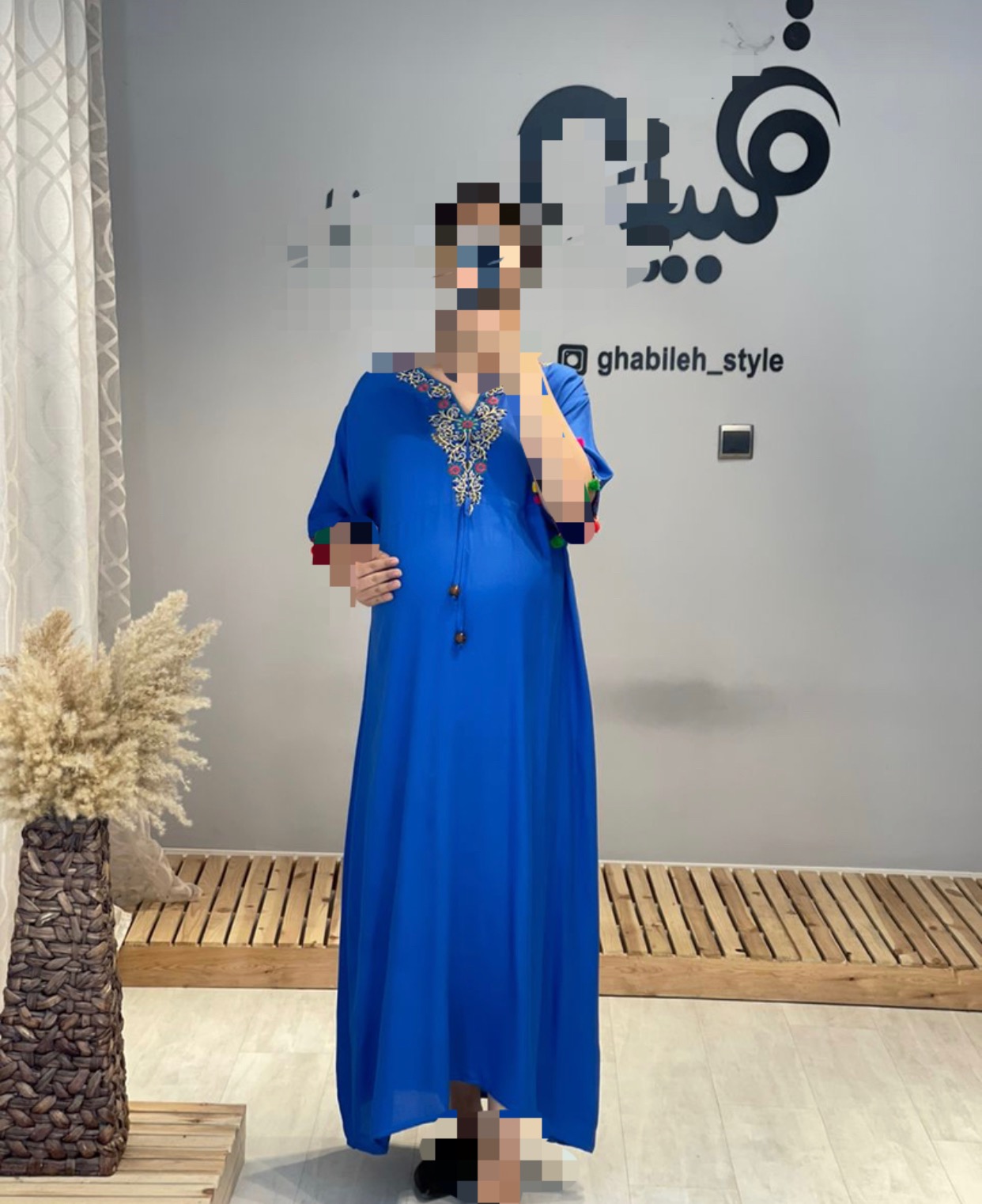 پیراهن ساحلی نخی گلدوزی(کد 526)