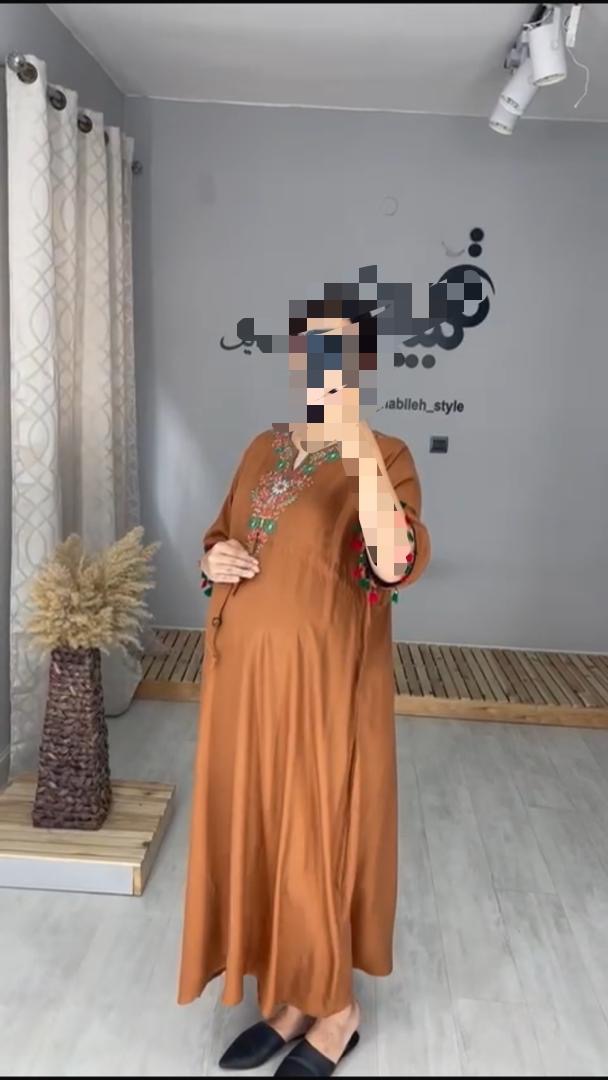 پیراهن ساحلی نخی گلدوزی(کد 526)