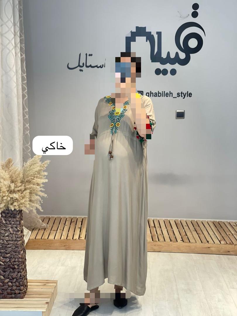 پیراهن بلند نخی بارداری( کد 528)