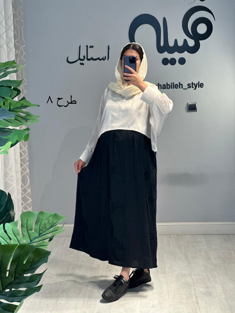 ست کت و سارافون ابروبادی خامه دوزی(کد 652)