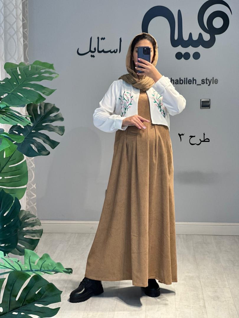ست کت و سارافون کرپ گلدوزی (کد 678)