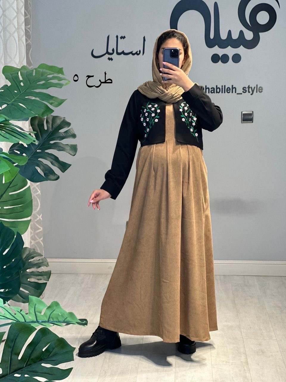 ست کت و سارافون کرپ گلدوزی (کد 678)