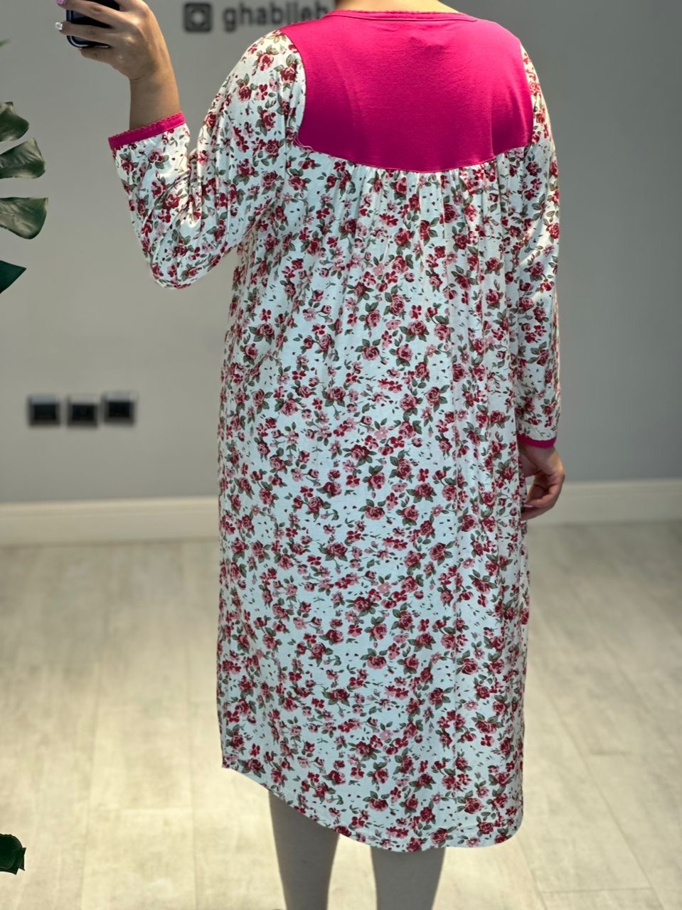 پیراهن گلدار بارداری و شیردهی(کد 684)