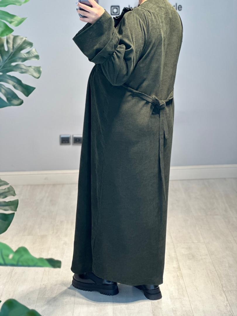 مانتو مخمل بارداری و شیردهی(کد 690)