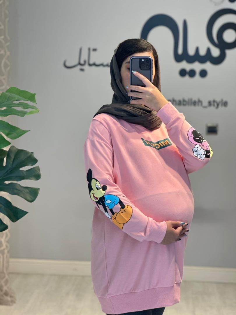 پیراهن نخ پنبه بارداری و شیردهی(کد 697)