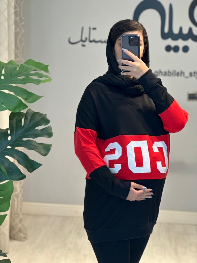 بلوز نخ پنبه مشکی بارداری و شیردهی(کد 700)
