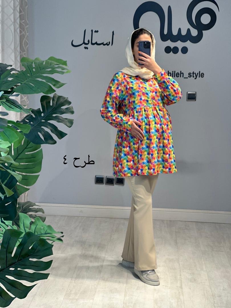بلوز بارداری و شیردهی فلور(کد 705)
