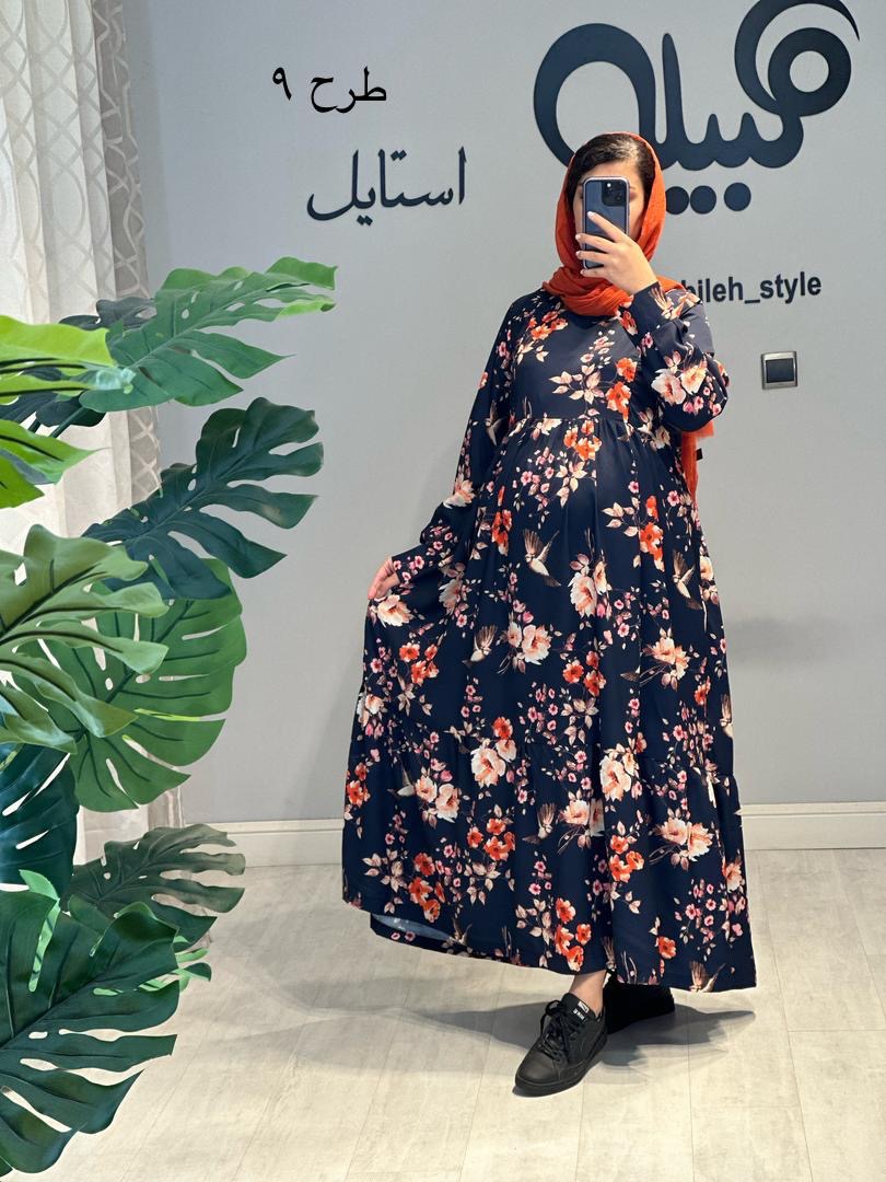 پیراهن مزونی طرحدار بوگاتی(کد 631)