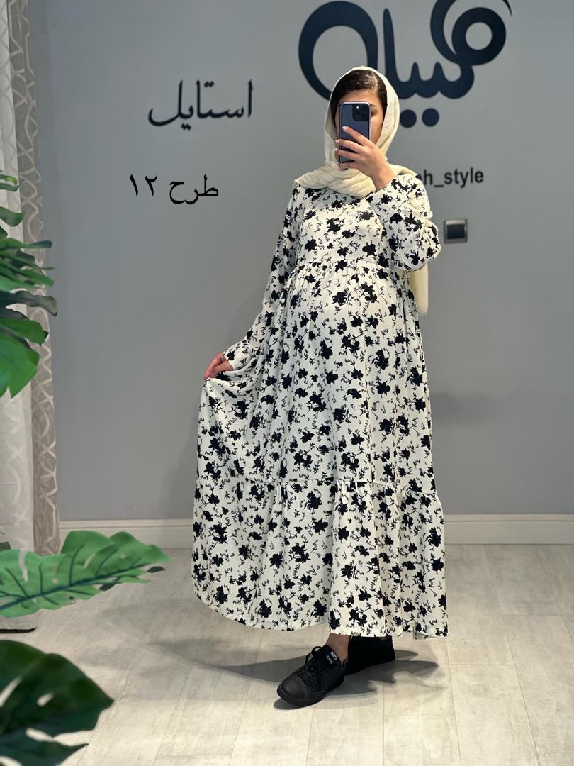 پیراهن مزونی طرحدار بوگاتی(کد 631)