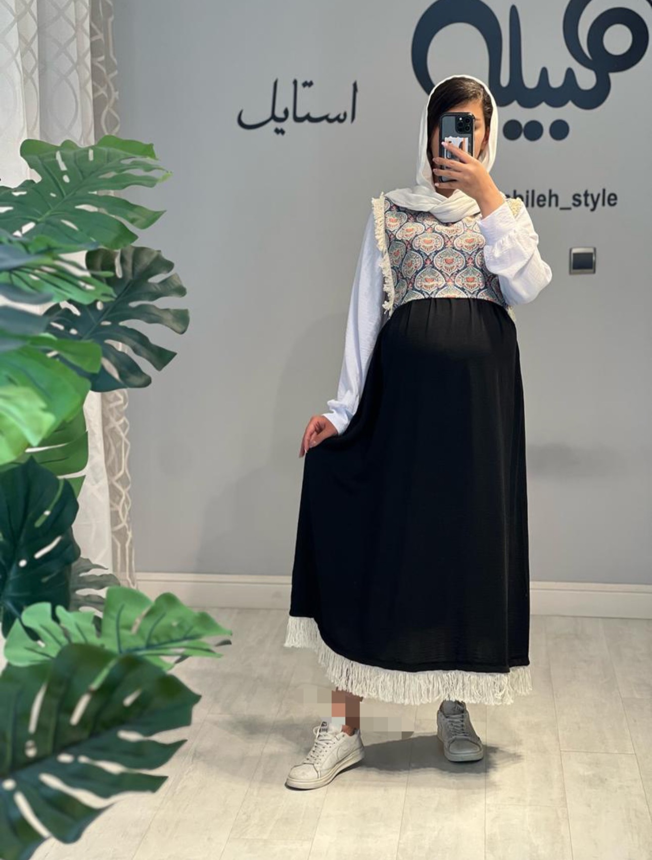 مانتو ریشه ای ابروبادی(کد 716)