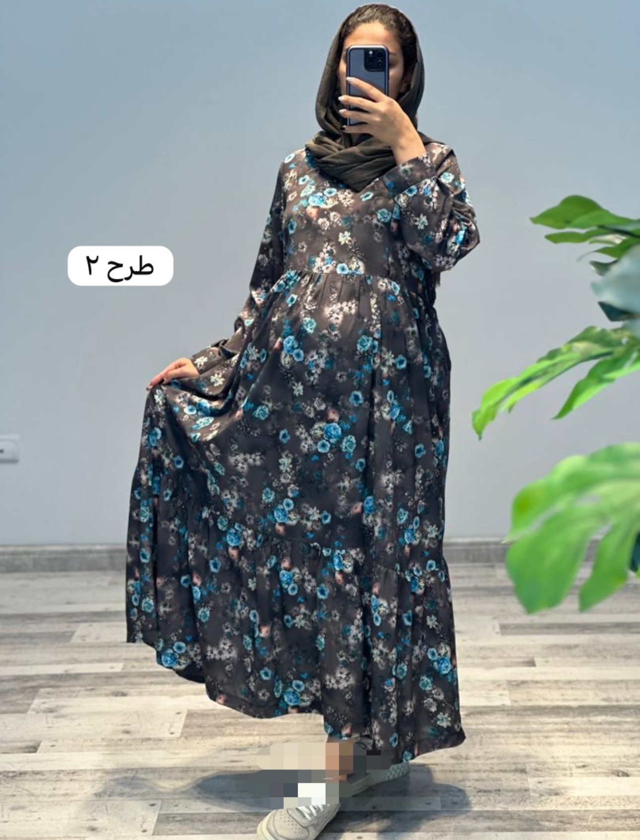 پیراهن مزونی طرحدار بوگاتی(کد 631)